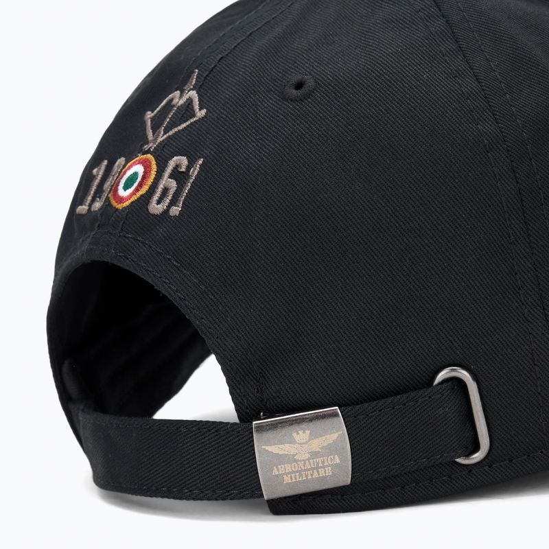 Aeronautica Militare Mütze 252HA1104UCT02261 jet schwarz 4