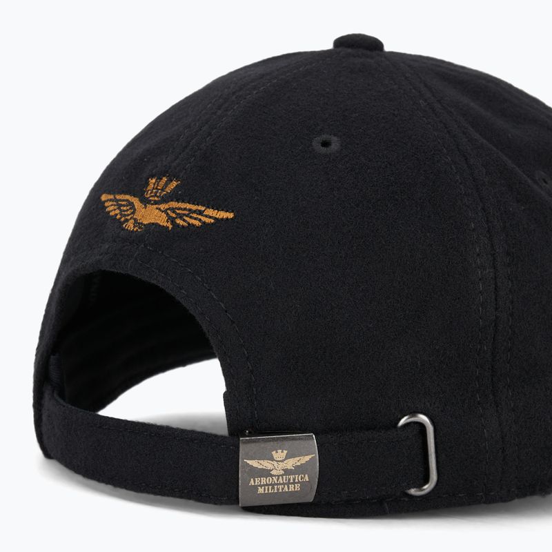 Aeronautica Militare Herren-Baseballmütze 252HA1228UCT02333 tiefschwarz 4