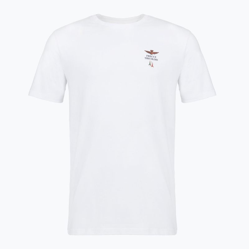Herren T-Shirt Aeronautica Militare AM1UTI005 Rundhals white