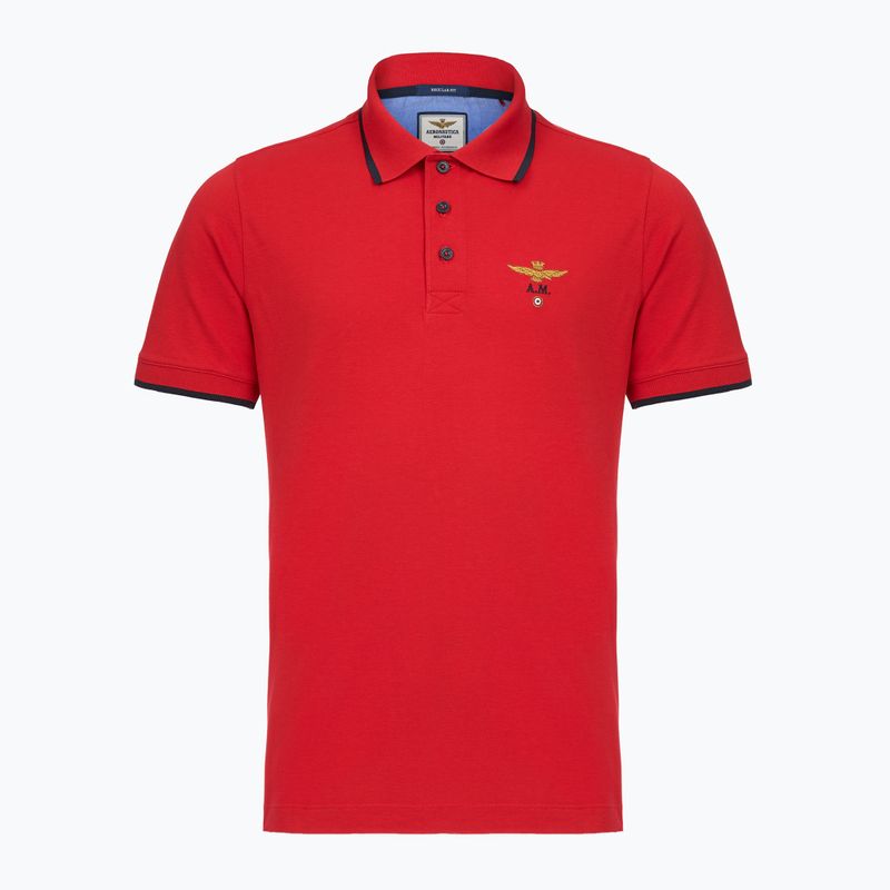 T-Shirt Aeronautica Militare PO1308UP00082 Polo tango red