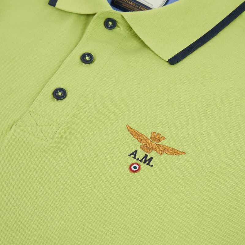 T-Shirt Aeronautica Militare PO1308UP00082 Polo garden green 3