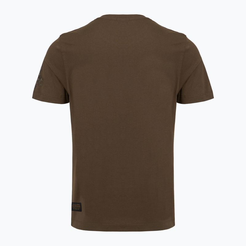 Herren T-Shirt Aeronautica Militare TS2535UJ00641 chestnut brown 2