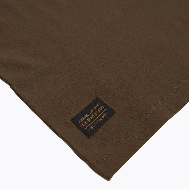 Herren T-Shirt Aeronautica Militare TS2535UJ00641 chestnut brown 4