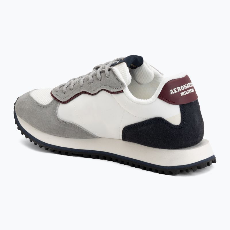 Herrenschuhe Aeronautica Militare SC0320UPL00313 off white/blu scuro 3