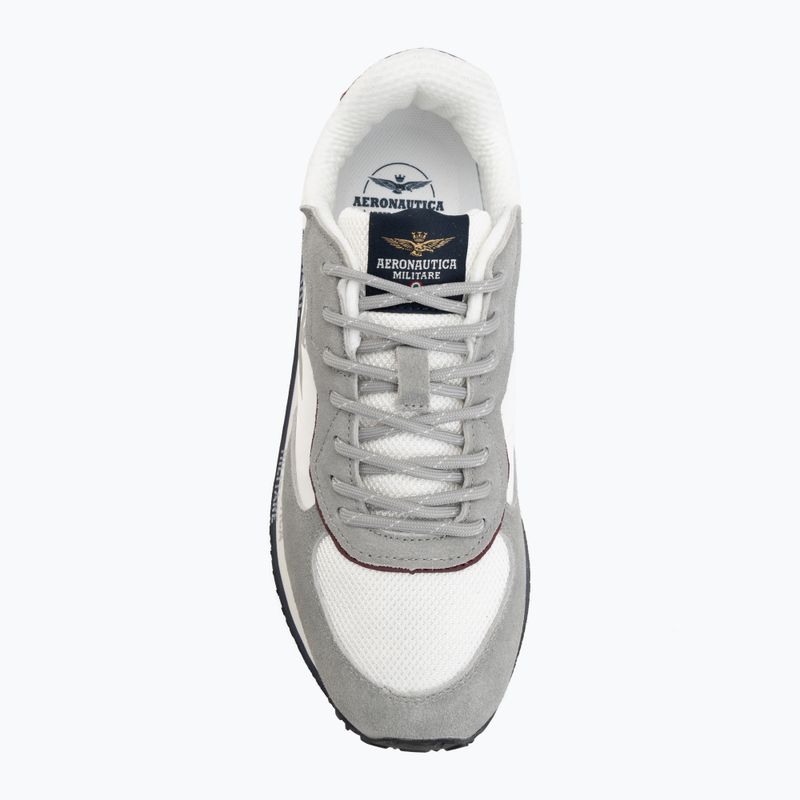 Herrenschuhe Aeronautica Militare SC0320UPL00313 off white/blu scuro 5