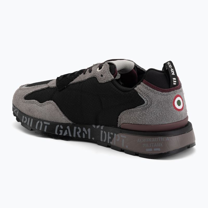 Herrenschuhe Aeronautica Militare SC0276UCT03546 jet black 3