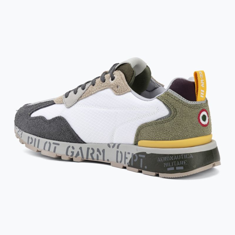 Herrenschuhe Aeronautica Militare SC0276UCT03546 off white/green/brown/grey 3