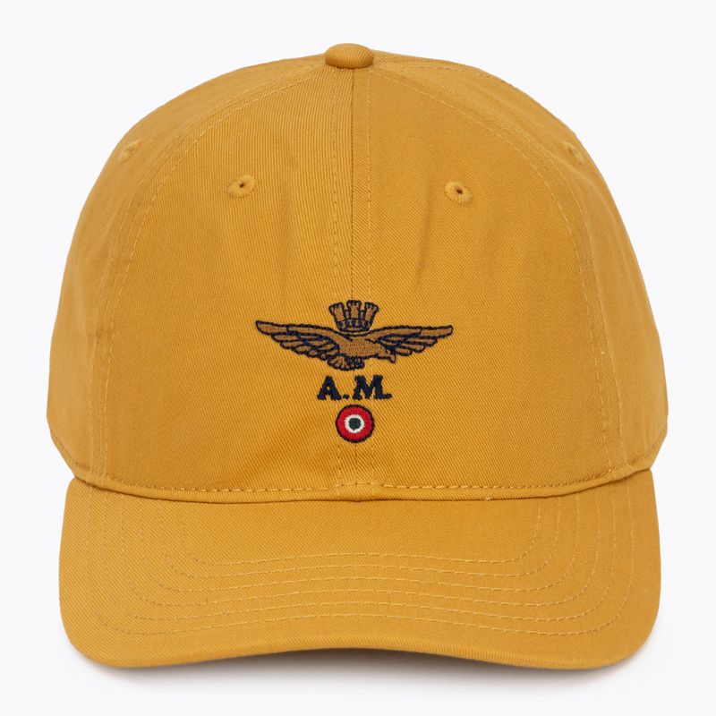 Herren-Basecap Aeronautica Militare HA1246UCT02 mustard yellow 2