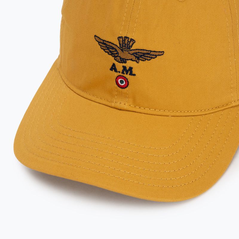 Herren-Basecap Aeronautica Militare HA1246UCT02 mustard yellow 3