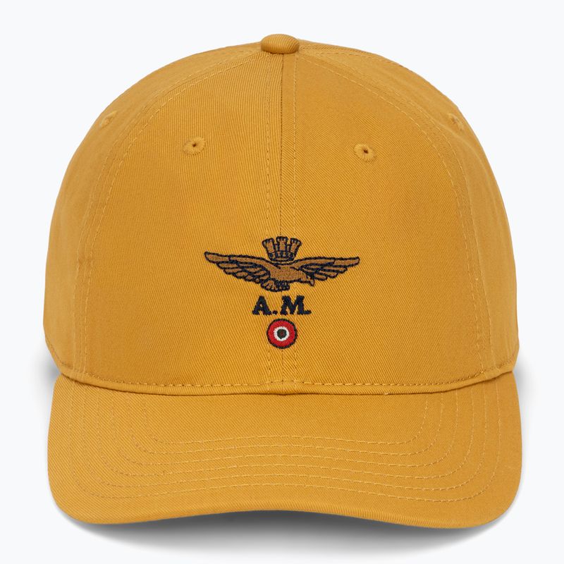 Herren-Basecap Aeronautica Militare HA1104UCT02 mustard yellow 2