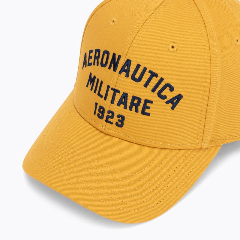 Herren-Basecap Aeronautica Militare HA1104UCT02 mustard yellow 3