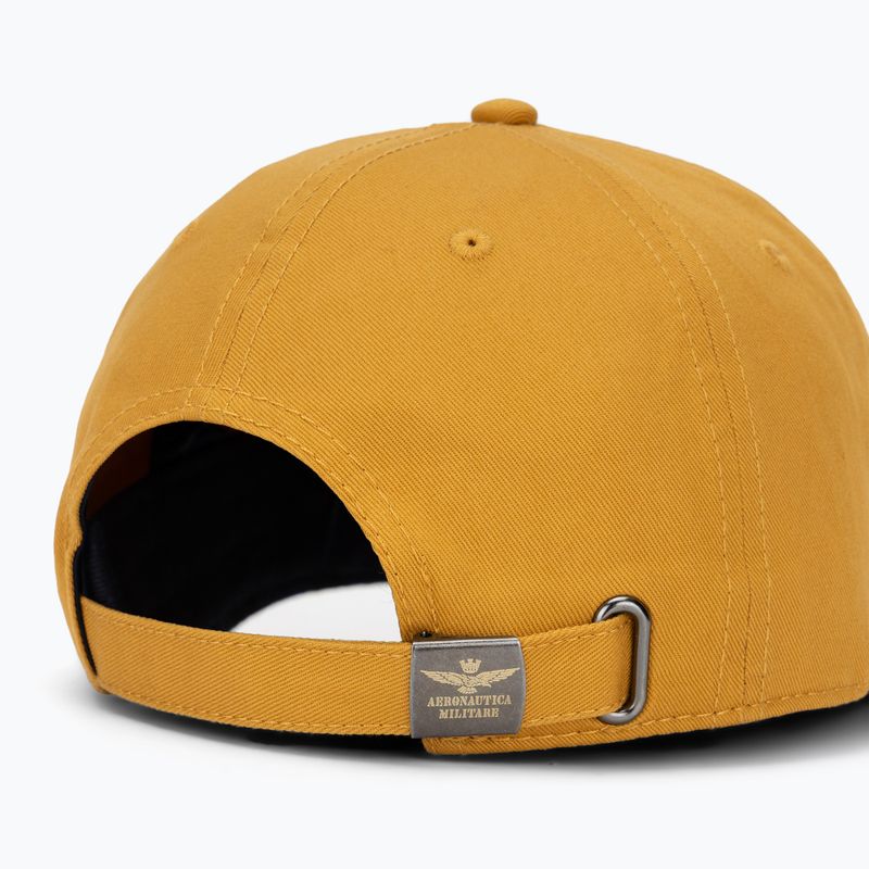 Herren-Basecap Aeronautica Militare HA1104UCT02 mustard yellow 4