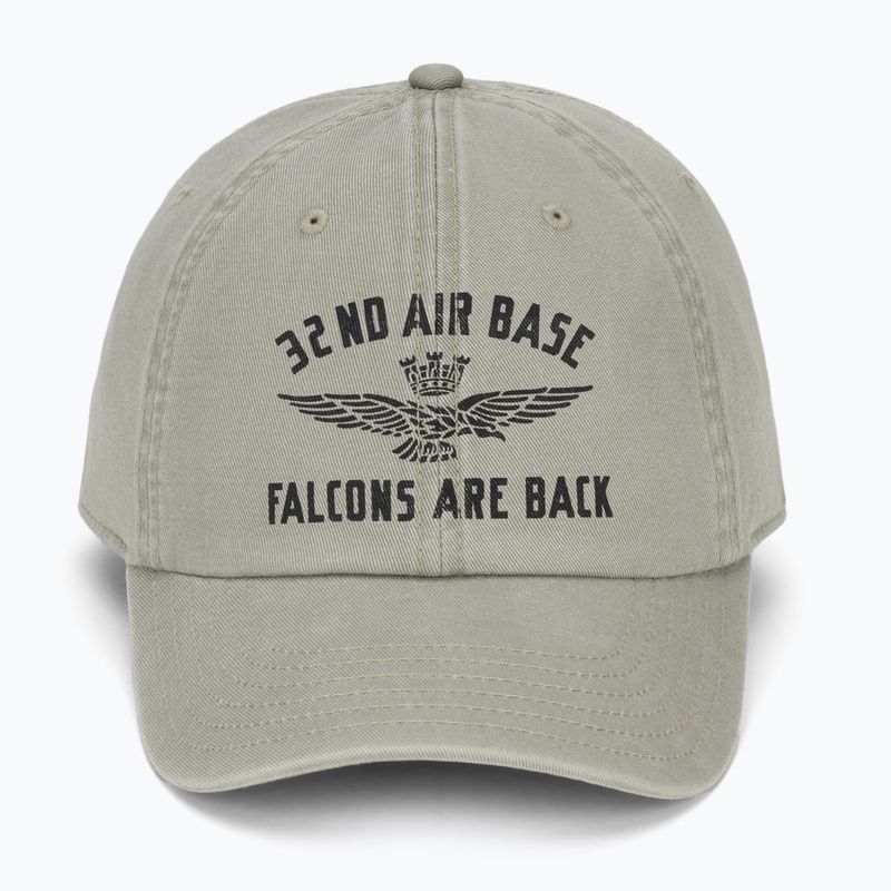 Herren-Basecap Aeronautica Militare HA1252UCT02476 dried sage 2