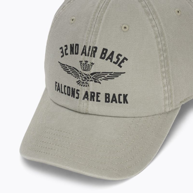 Herren-Basecap Aeronautica Militare HA1252UCT02476 dried sage 3