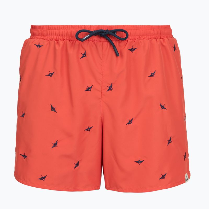 Badeshorts Herren Aeronautica Militare BW0232UCT04317 paprika