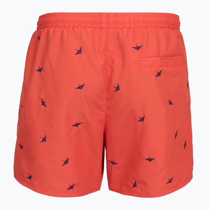 Badeshorts Herren Aeronautica Militare BW0232UCT04317 paprika 2