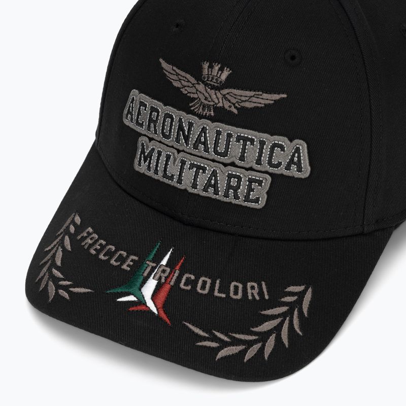 Herren-Basecap Aeronautica Militare HA1104UCT02 jet black 3