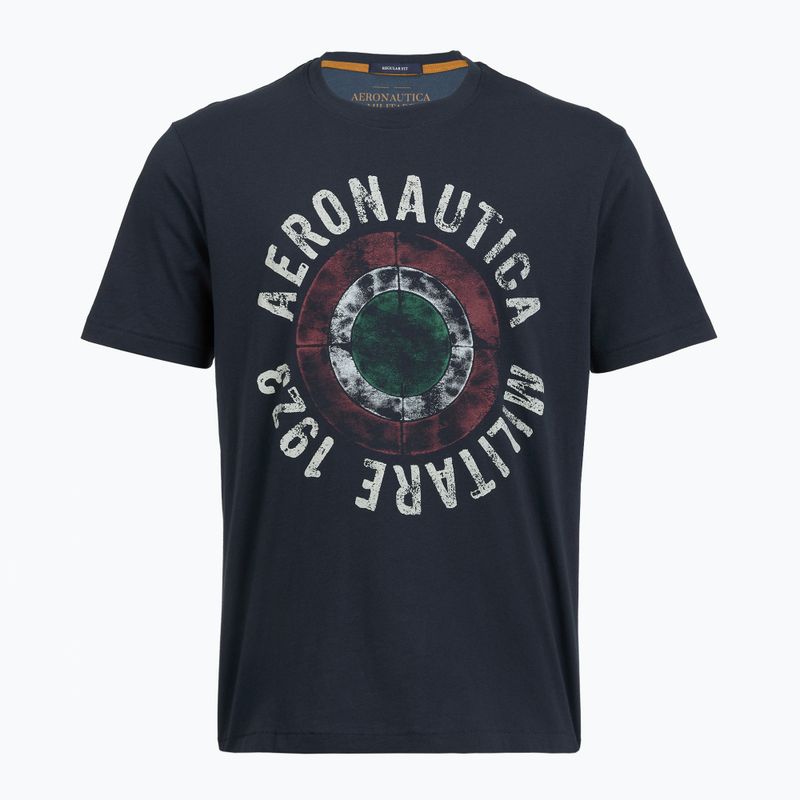 Herren T-Shirt Aeronautica Militare TS2538UJ00727 navy blue