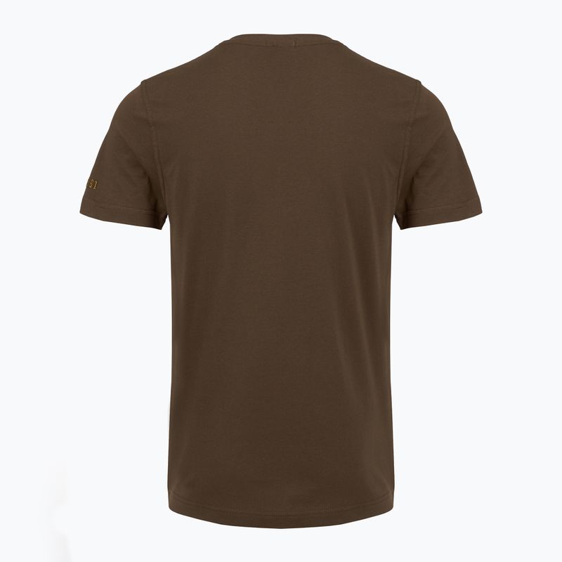 Herren T-Shirt Aeronautica Militare TS2535UJ00641 chestnut brown 2