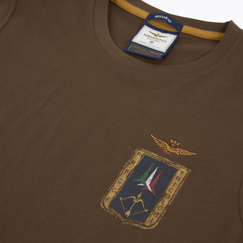 Herren T-Shirt Aeronautica Militare TS2535UJ00641 chestnut brown 3