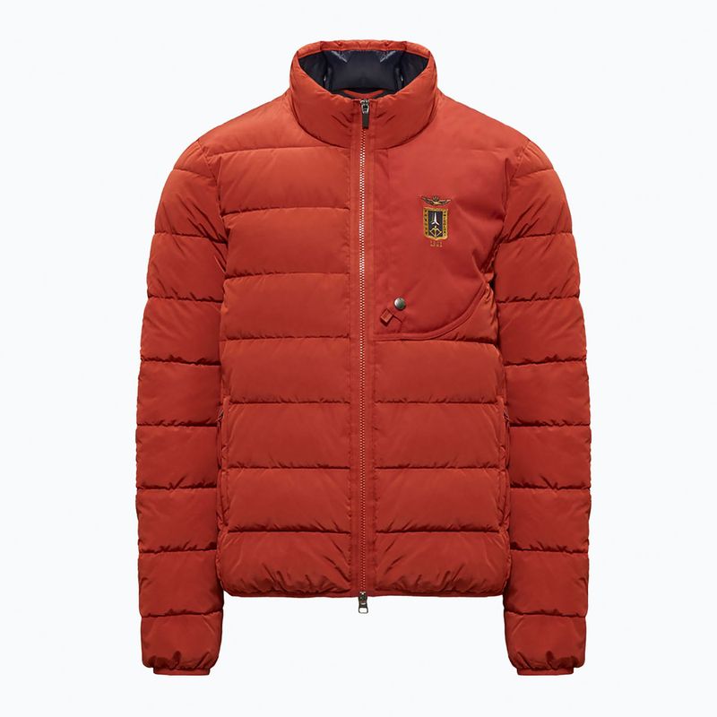 Herren-Winterjacke Kurtka Aeronautica Militare 262AB3074UCT04358 red brick