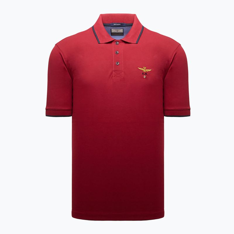 Herren-Poloshirt Aeronautica Militare 262PO1308UP00082 Polo tibetan red