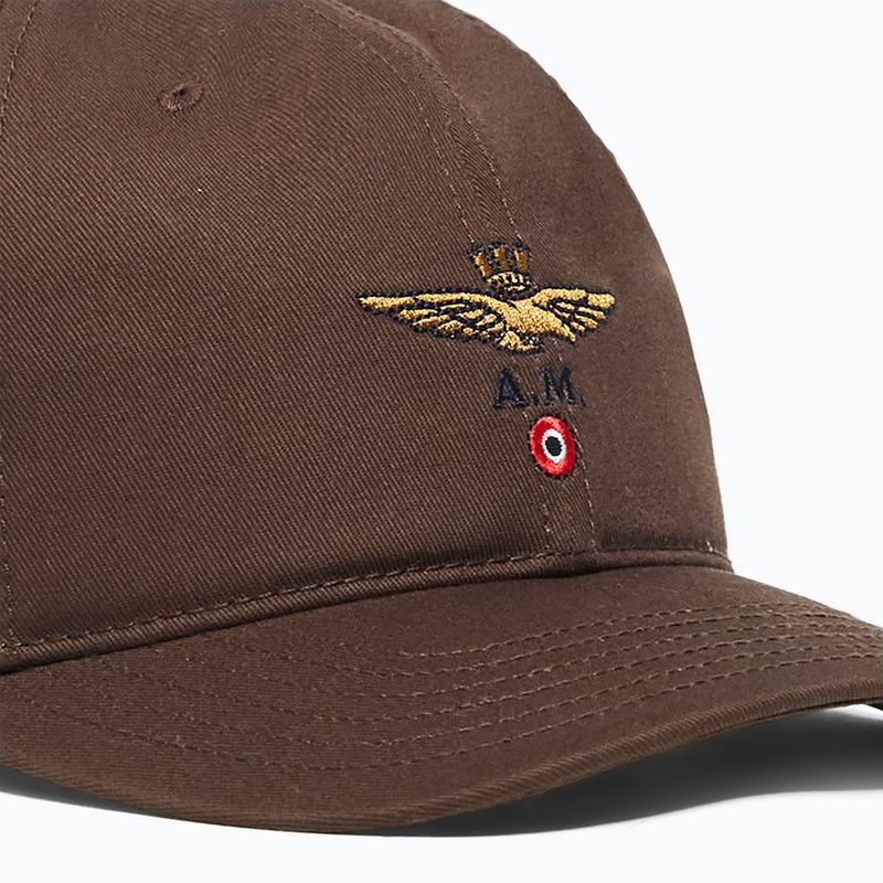 Herren-Basecap Czapka Aeronautica Militare 262HA1246UCT02261 autumn brown 3