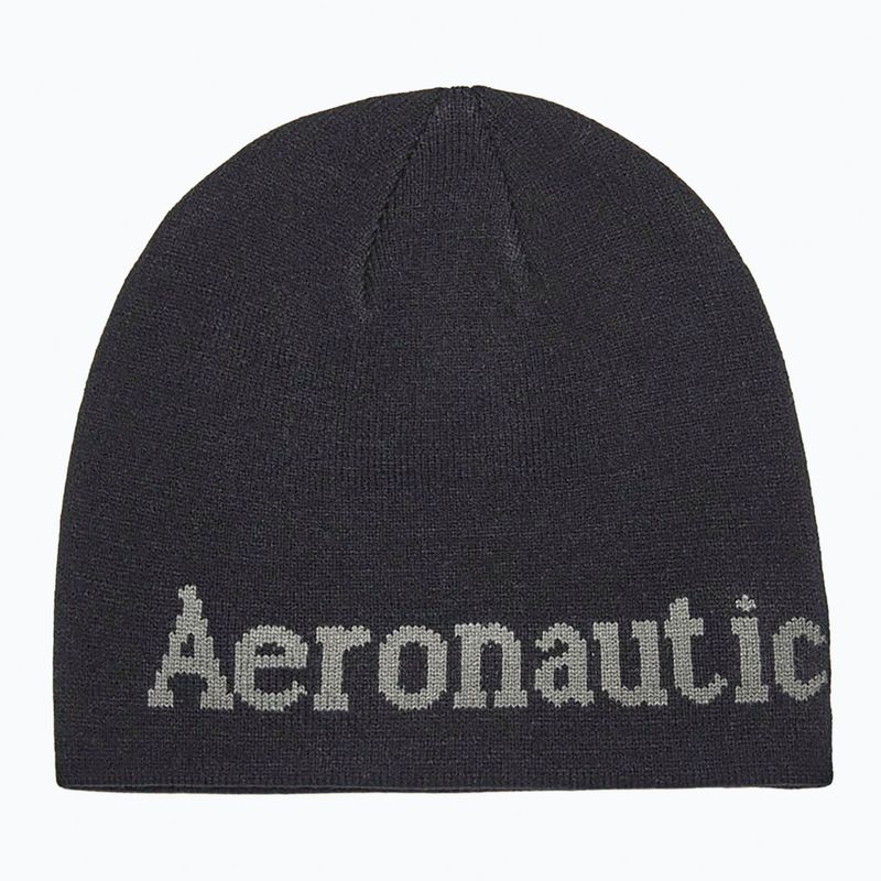 Herren-Wintermütze Czapka Aeronautica Militare 262CU0093UL00450 jet black