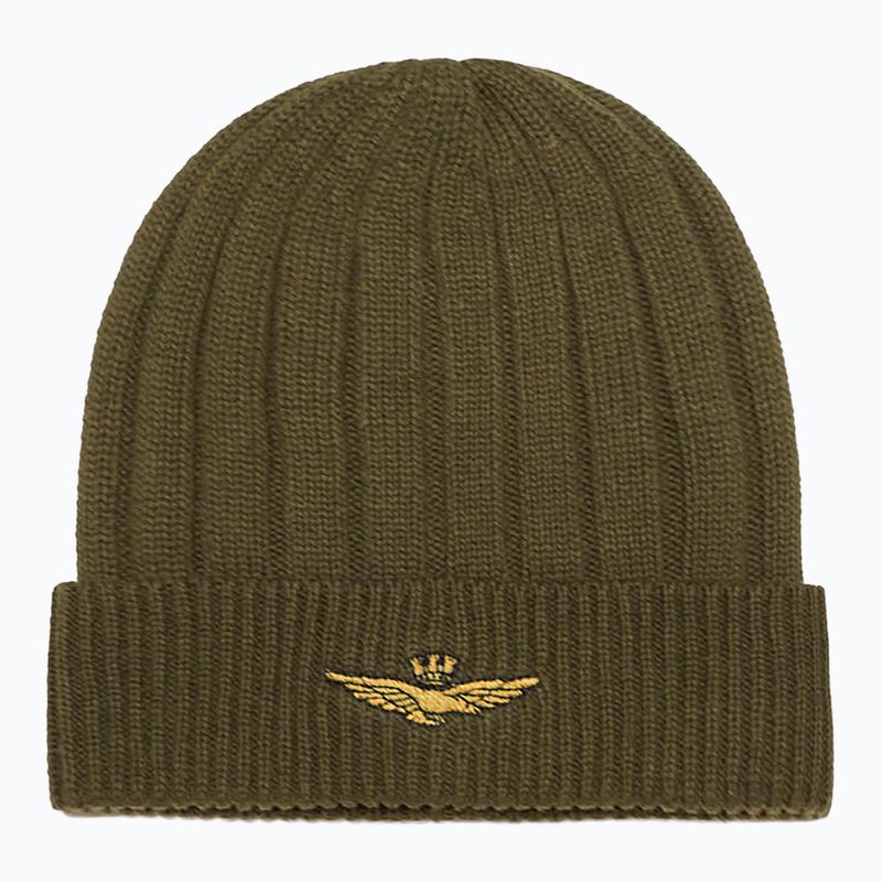 Herren-Wintermütze Czapka Aeronautica Militare 262CU0098UL00485 verde militare
