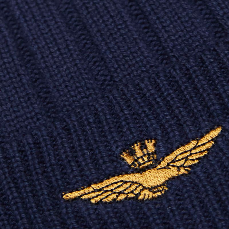 Herren-Wintermütze Czapka Aeronautica Militare 262CU0098UL00485 blu navy 3