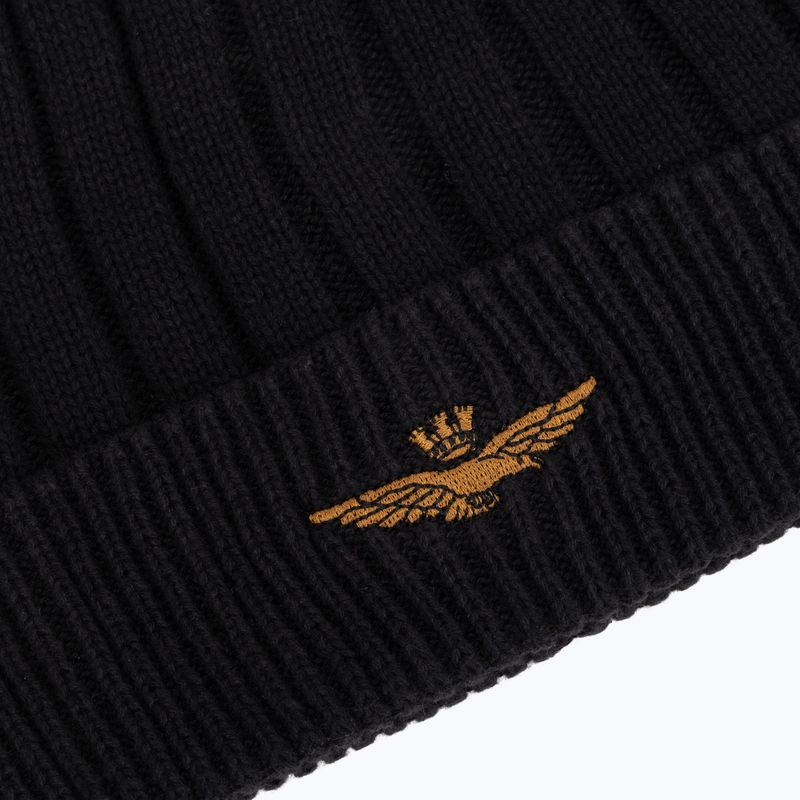 Herren-Wintermütze Czapka Aeronautica Militare 262CU0098UL00485 jet black 3