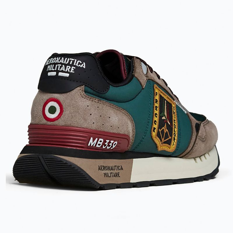 Herren Schuhe Buty Aeronautica Militare 262SC0292UCT04394 taupe/verde bosco 3