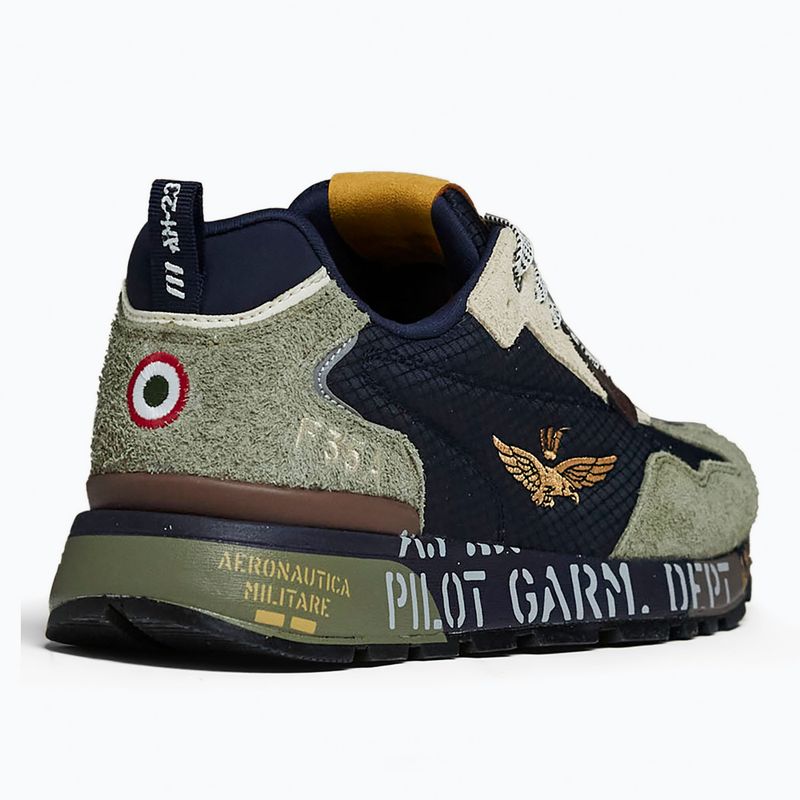 Herren Schuhe Buty Aeronautica Militare 262SC0276UCT03546 Furry verde/blu 3