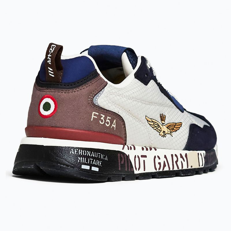 Herren Schuhe Buty Aeronautica Militare 262SC0276UCT04327 bianco/blu 2