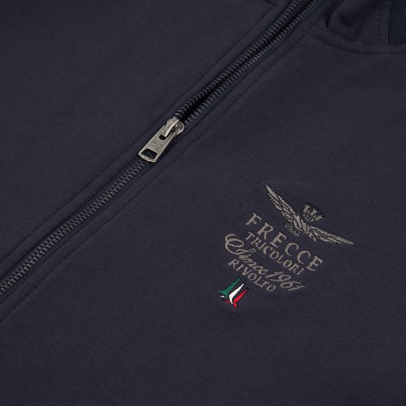 Herren Sweatshirt Aeronautica Militare FE1956UF00459 navy blue 3