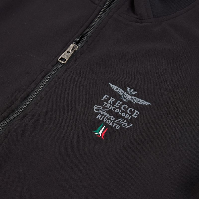 Herren Sweatshirt Aeronautica Militare FE1956UF00459 jet black 3