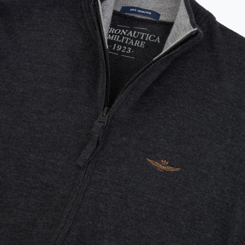 Herrenpullover Aeronautica Militare 262MA1642UL00415 Fz phantom melange 3
