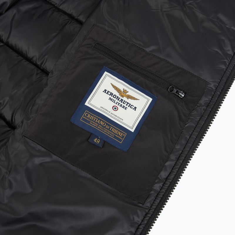 Herrenweste Bezrękawnik Aeronautica Militare 262AB3073UCT04358 jet black 5