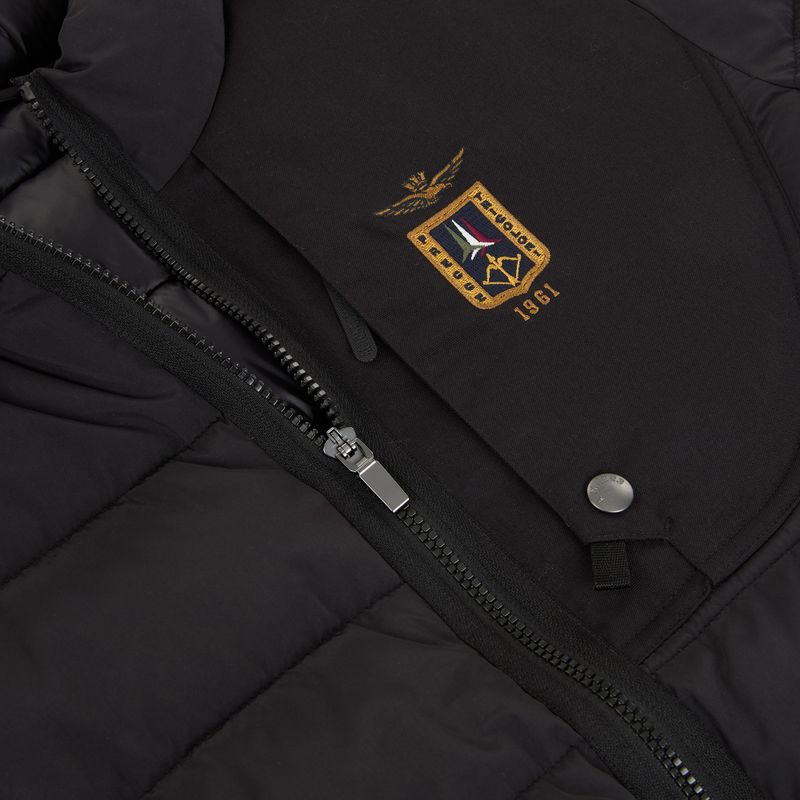 Herren-Winterjacke Kurtka Aeronautica Militare 262AB3074UCT04358 jet black 3
