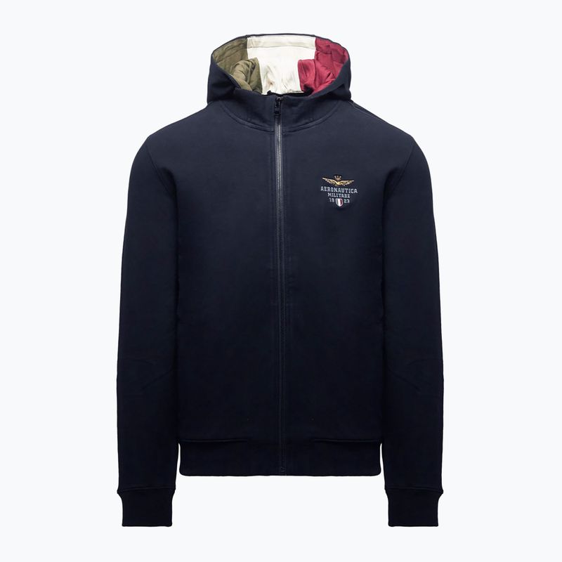 Herrenpullover Aeronautica Militare 262FE2097UF00662 Hoodie blu navy