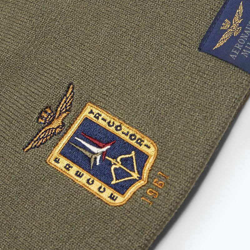 Herren-Wintermütze Czapka Aeronautica Militare 262CU0092UL00450 tea leaf 3