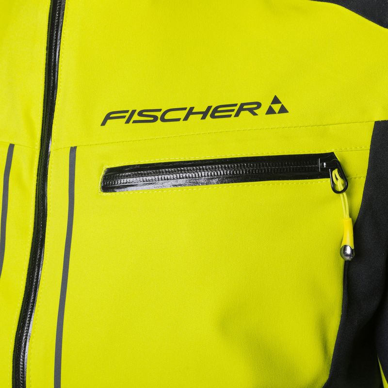 Herren Skijacke Fischer RC4 gelb 4