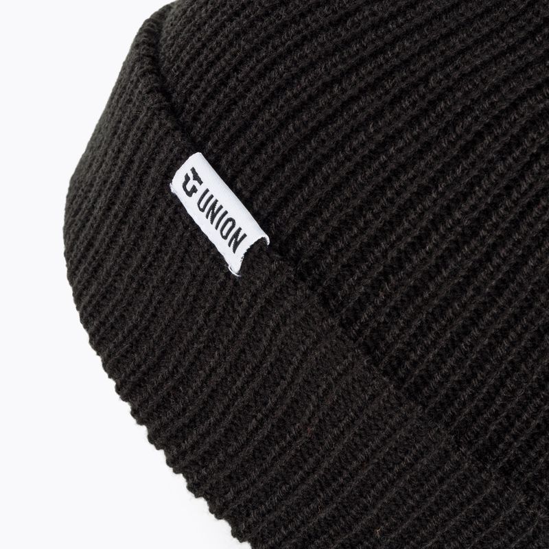 Union Low Cuff Beanie schwarz 5