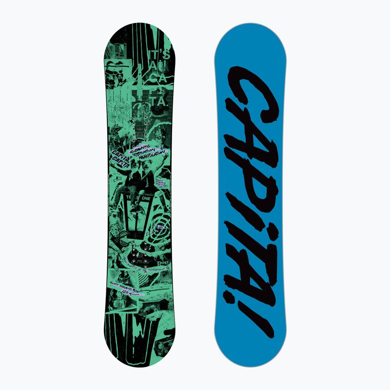 Kinder Snowboard CAPiTA Scott Stevens Mini schwarz-grün 1221143