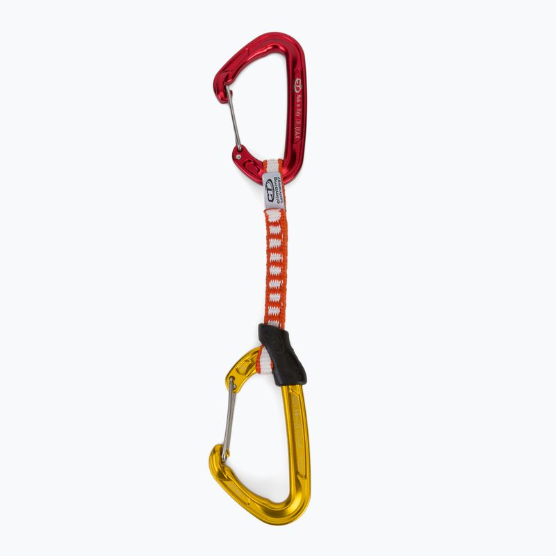 Climbing Technology Fly-Weight EVO Kletterausdrücke 6 Stück rot/gelb 3