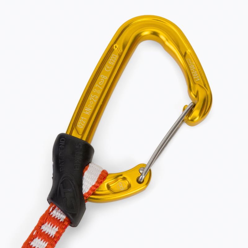 Climbing Technology Fly-Weight EVO Kletterausdrücke 6 Stück rot/gelb 5