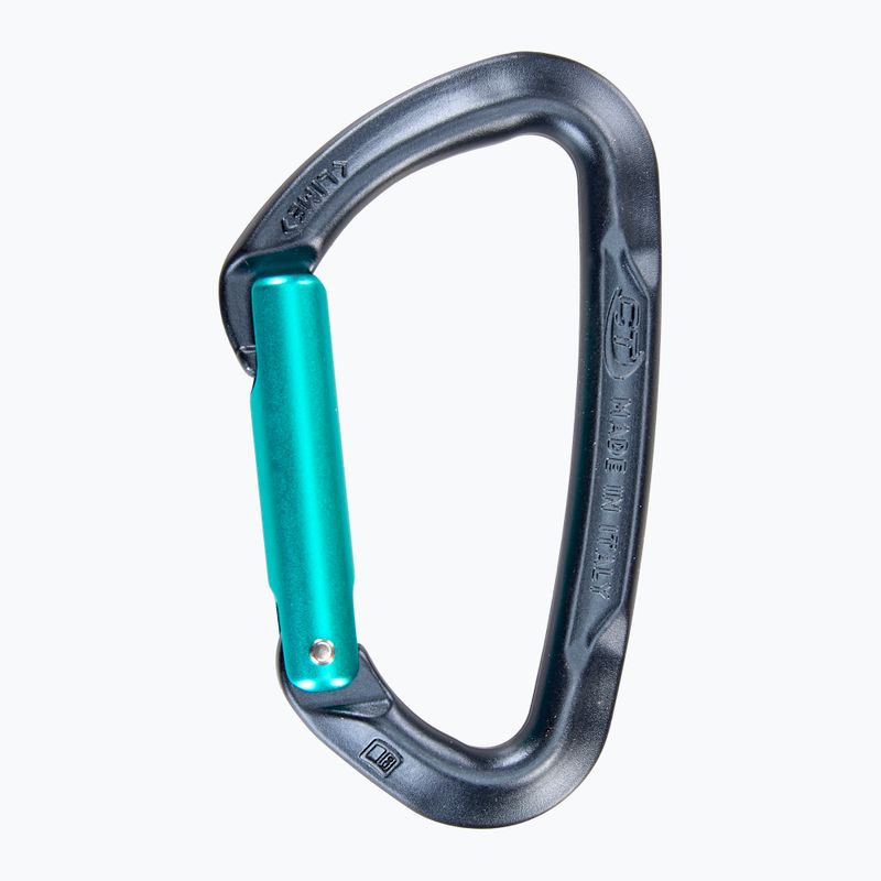 Kletterkarabiner Climbing Technology Lime S gray/blue marine