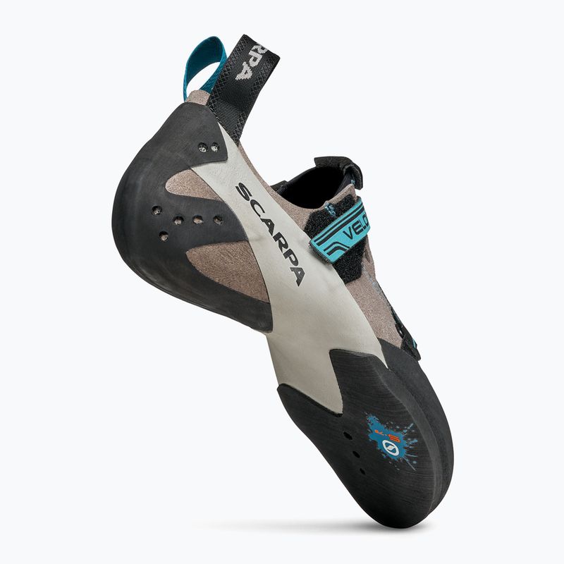 Kletterschuhe Damen SCARPA Veloce light gray/maldive 8