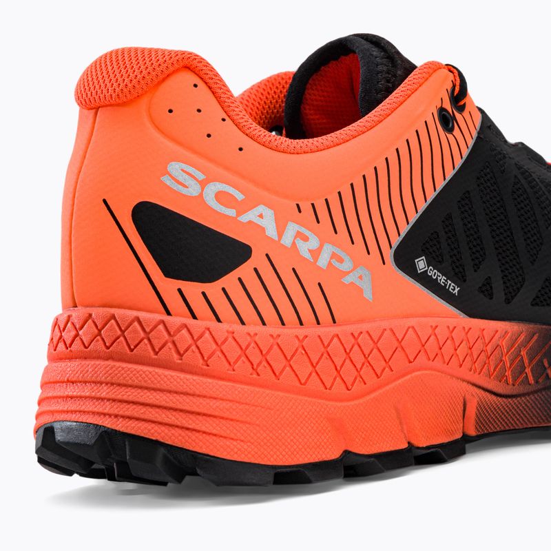 Herren SCARPA Spin Ultra schwarz/orange GTX Laufschuhe 33072-200/1 8