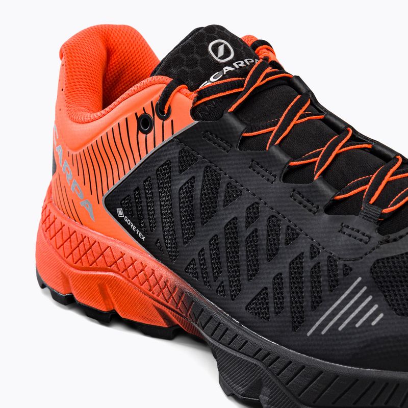 Herren SCARPA Spin Ultra schwarz/orange GTX Laufschuhe 33072-200/1 9